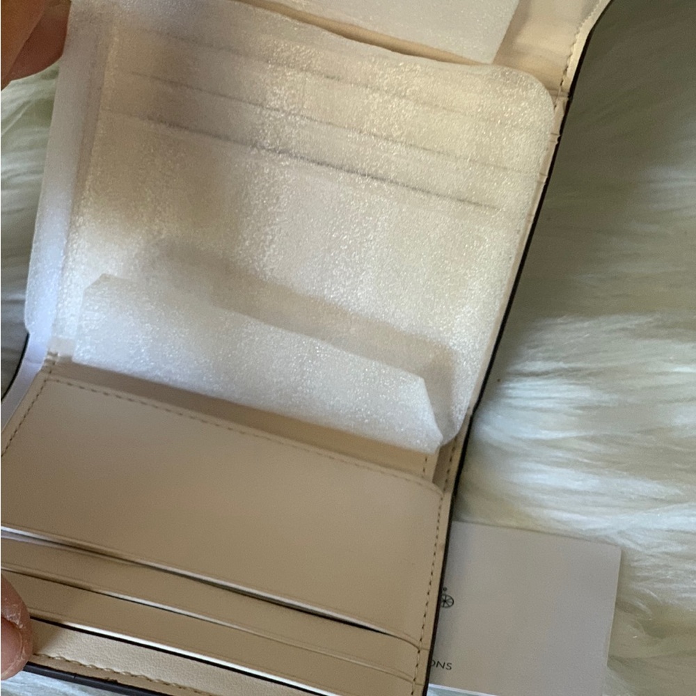 Coach Small Trifold Wallet In Blocked Signature Canvas - Picture 2 of 4